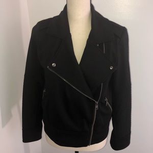 DKNY black Moto jacket Size S